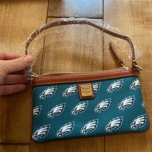 Dooney and Bourke Phl Eagles Wristlet
